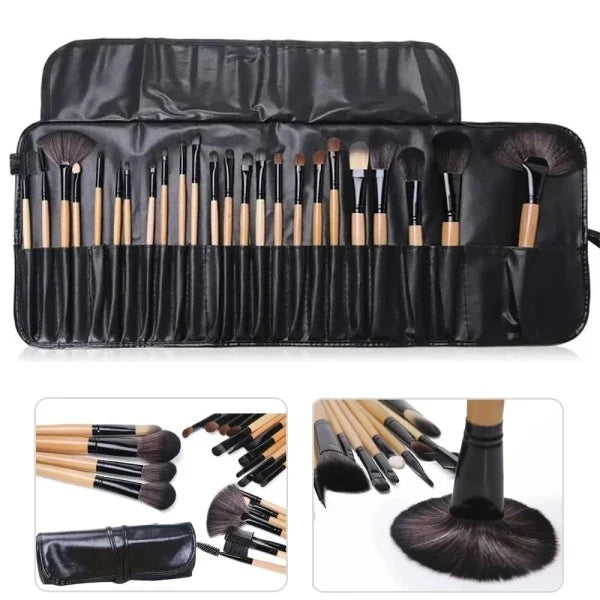 Bobby brown 24 piece brush set with pouch