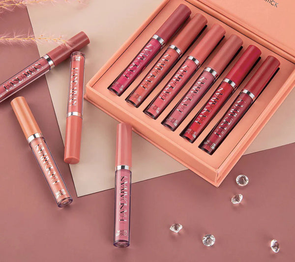Handaiyan lipgloss pack of 6 colors