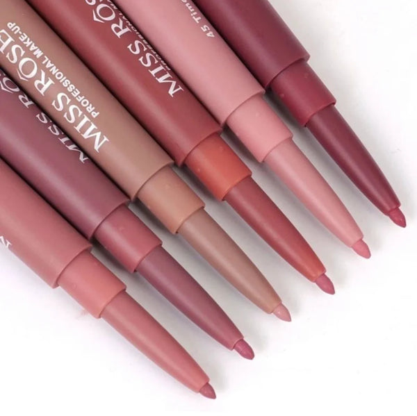 Missrose 6 colors Nude lipstick & lipliners pack
