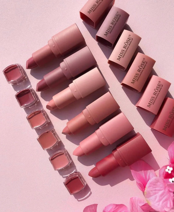 Missrose matte lipstick pack of 6 colors